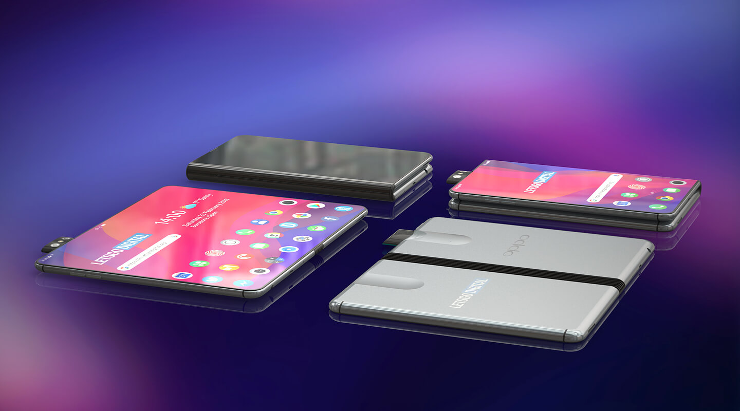 Telefoon met pop-up camera