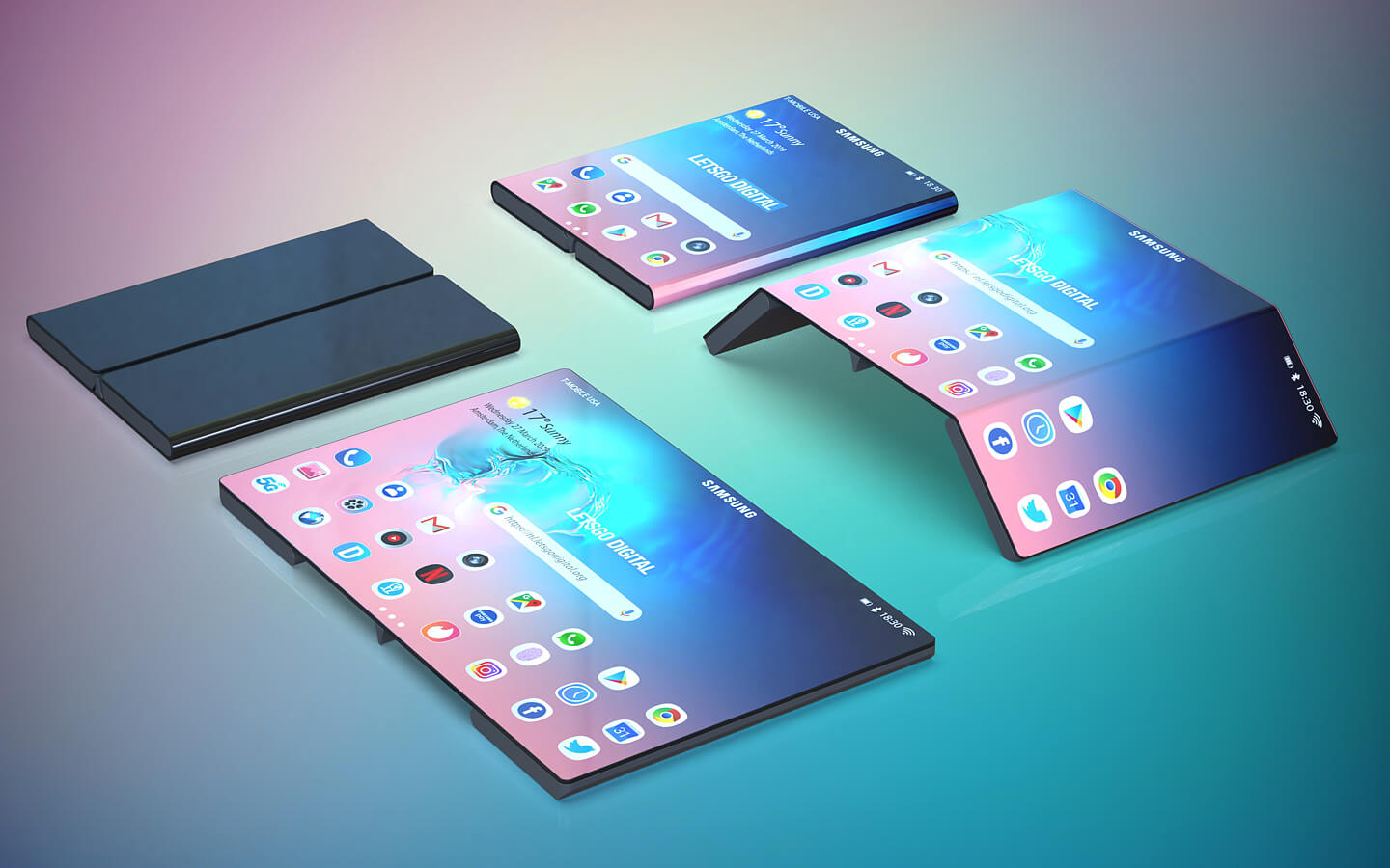 Samsung opvouwbare smartphones