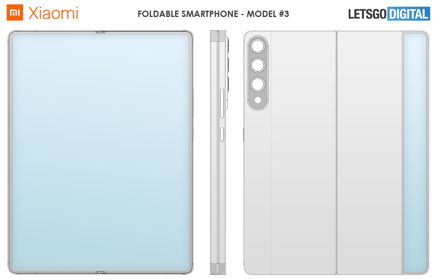 Opvouwbare smartphone cover-display