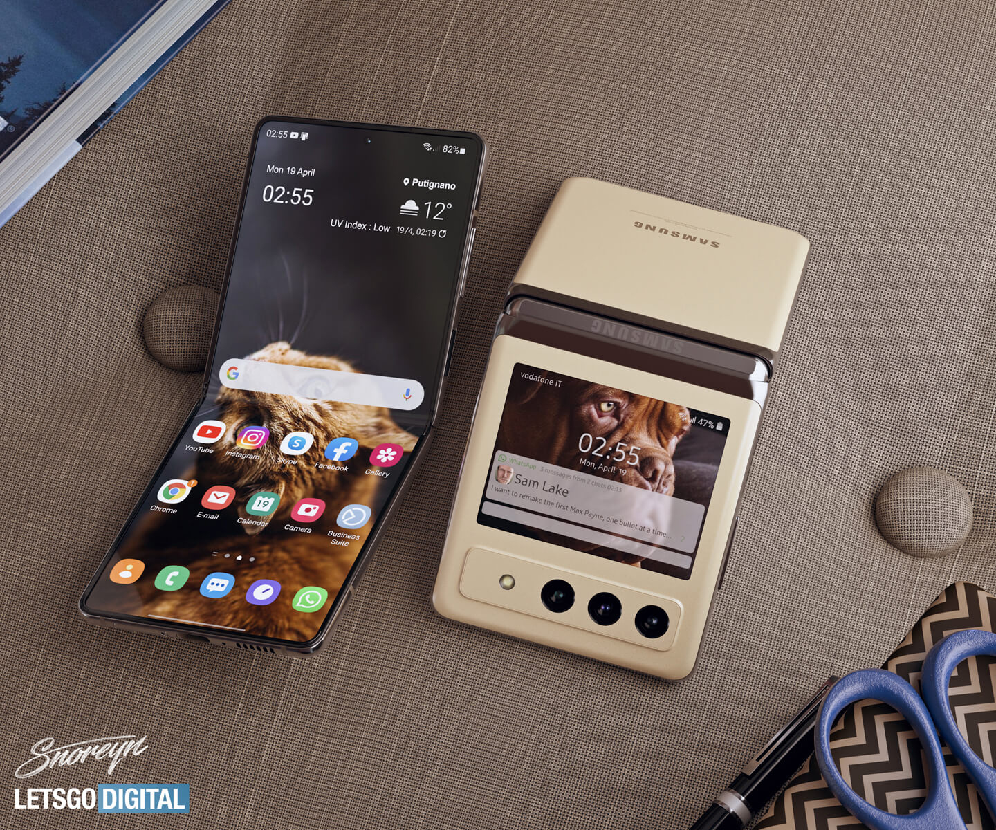 Samsung Galaxy Z Flip 3 batterij