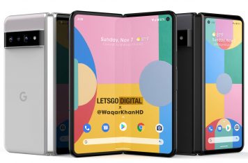 Google Pixel Fold opvouwbare smartphone